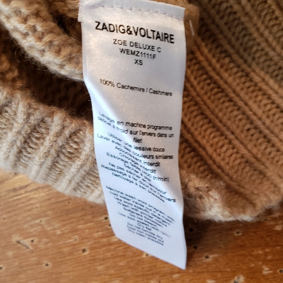 ZADIG & VOLTAIRE LUXURY SWEATER - Picture 6 of 7